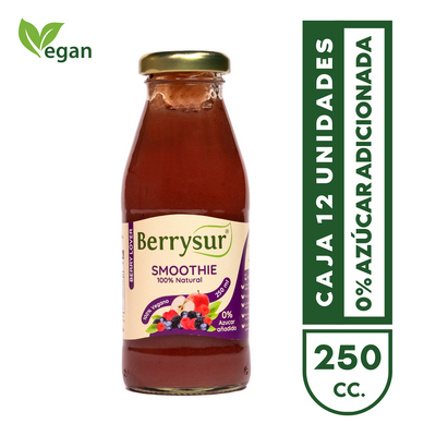 Smoothie Berry Lover 250 ml. - Pack 12 unidades