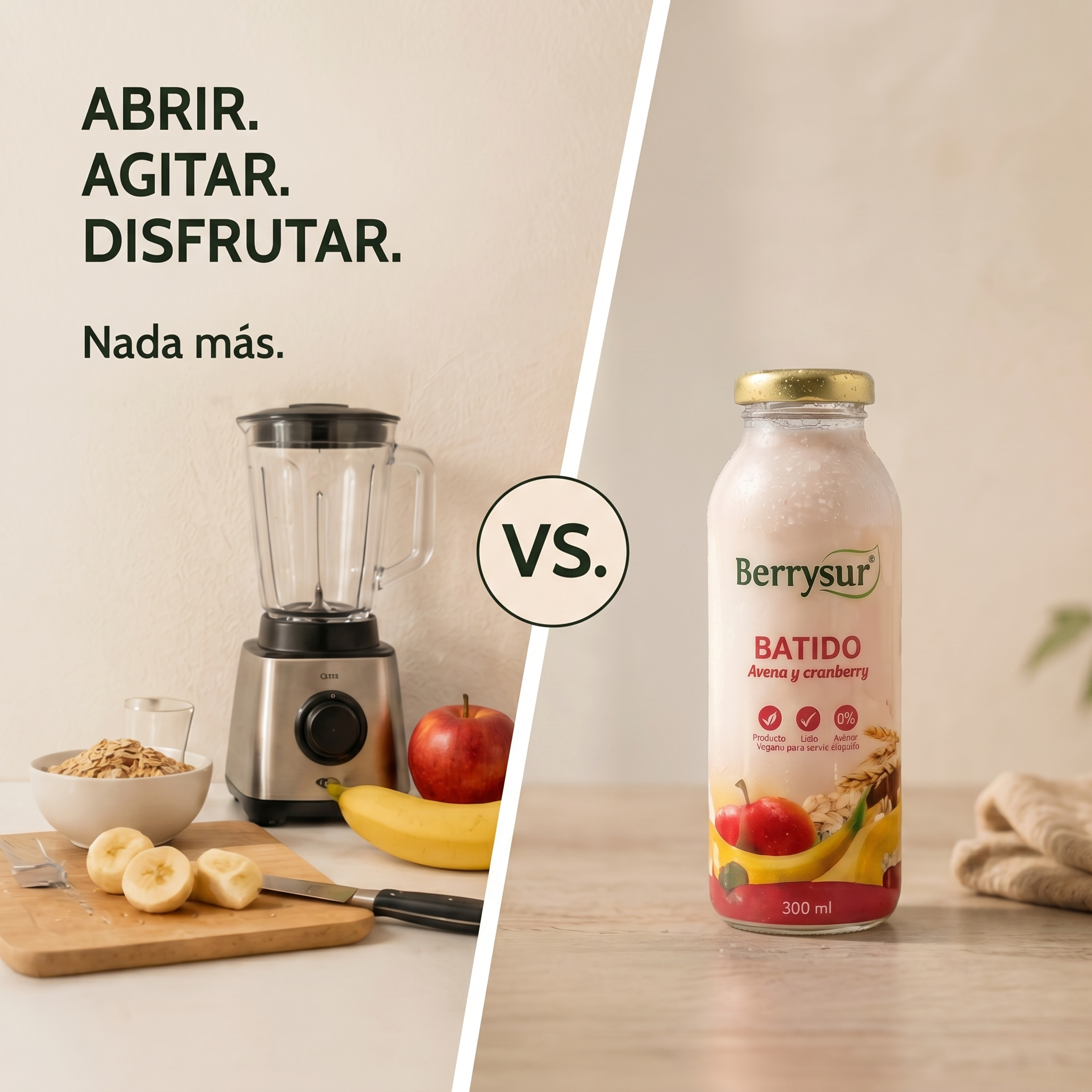 Batido con Cranberries 300 gr. - Caja 12 unidades