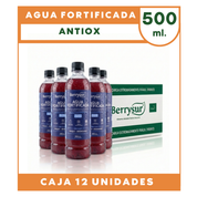 Agua Fortificada Anitox Maqui Arándano 500 ml - Caja 12 unidades
