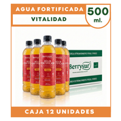 Agua Fortificada Manzana 500 ml. - Pack 12 unidades