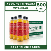 Agua Fortificada Manzana 500 ml. - Pack 12 unidades