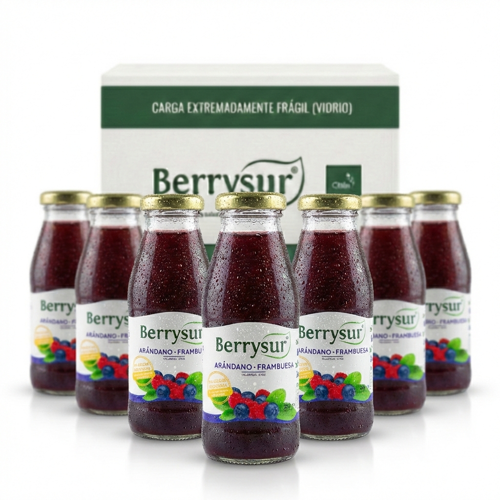 Jugo Arándano Frambuesa 250 cc. - Pack 12 unidades