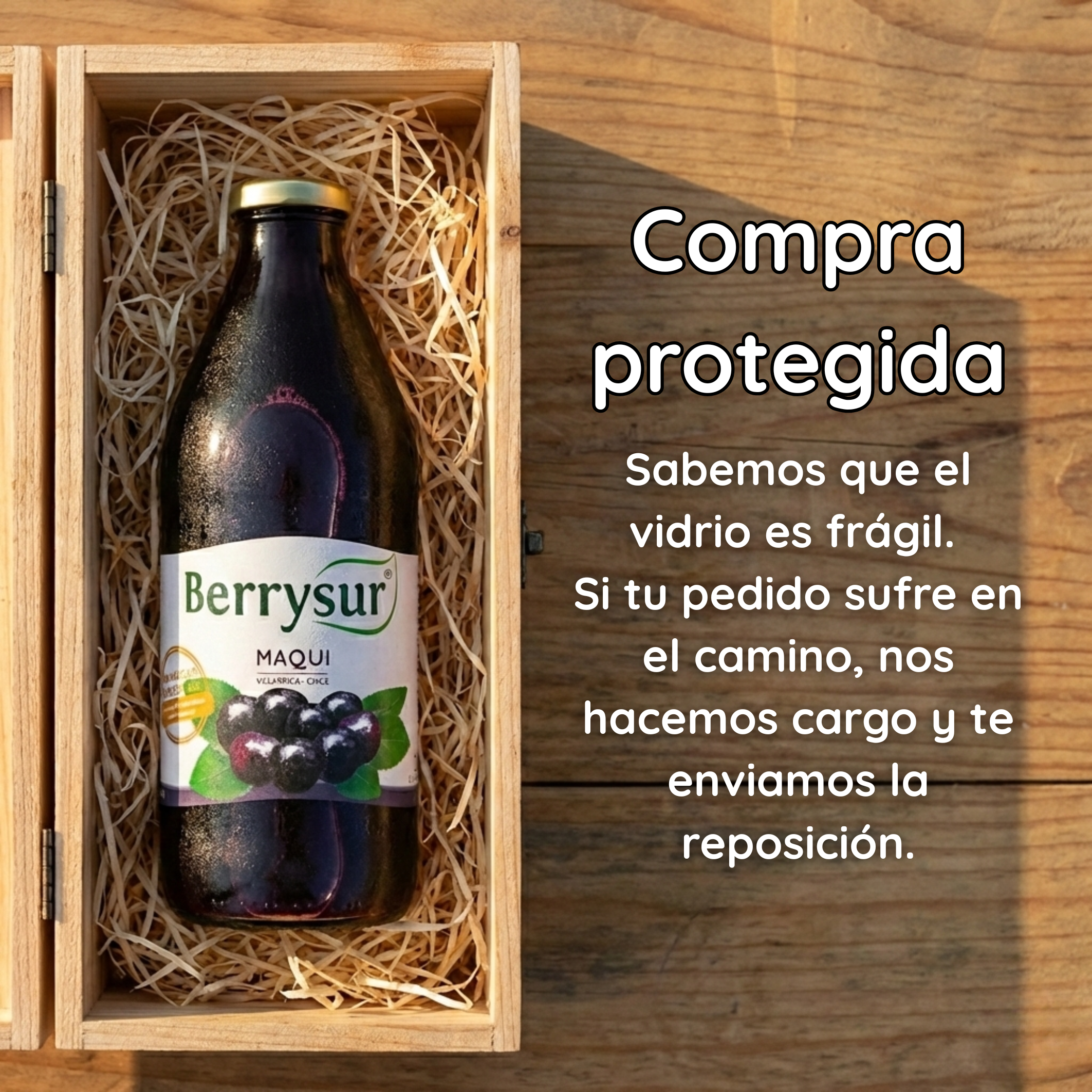 Jugo Maqui 1 lt. - Caja 6 unidades + Despacho Gratis 🚚