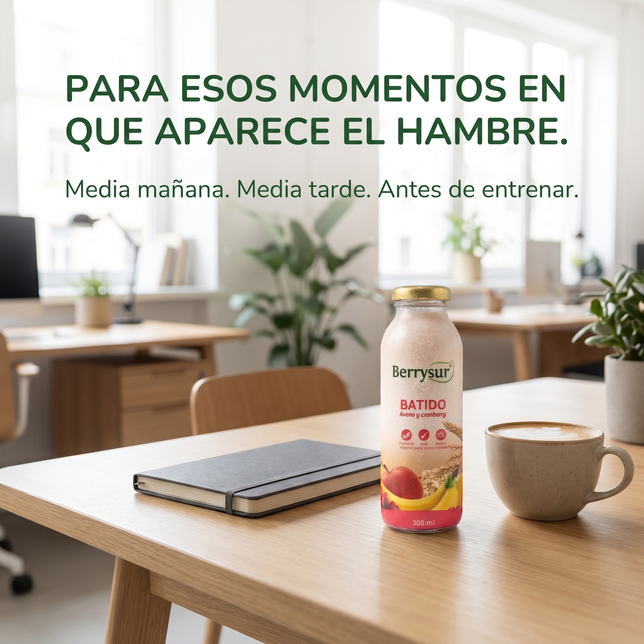 Batido con Cranberries 300 gr. - Caja 12 unidades