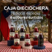 Caja Dieciochera Berrysur | 6 jugos de 1 litro
