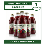Jugo 5 Berries 1 lt. - Caja 6 unidades