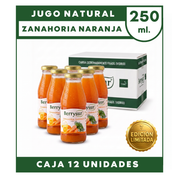Jugo Zanahoria Naranja 250 cc. - Pack 12 unidades