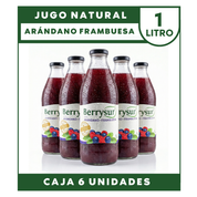 Jugo Arándano Frambuesa 1 lt. - Caja 6 unidades