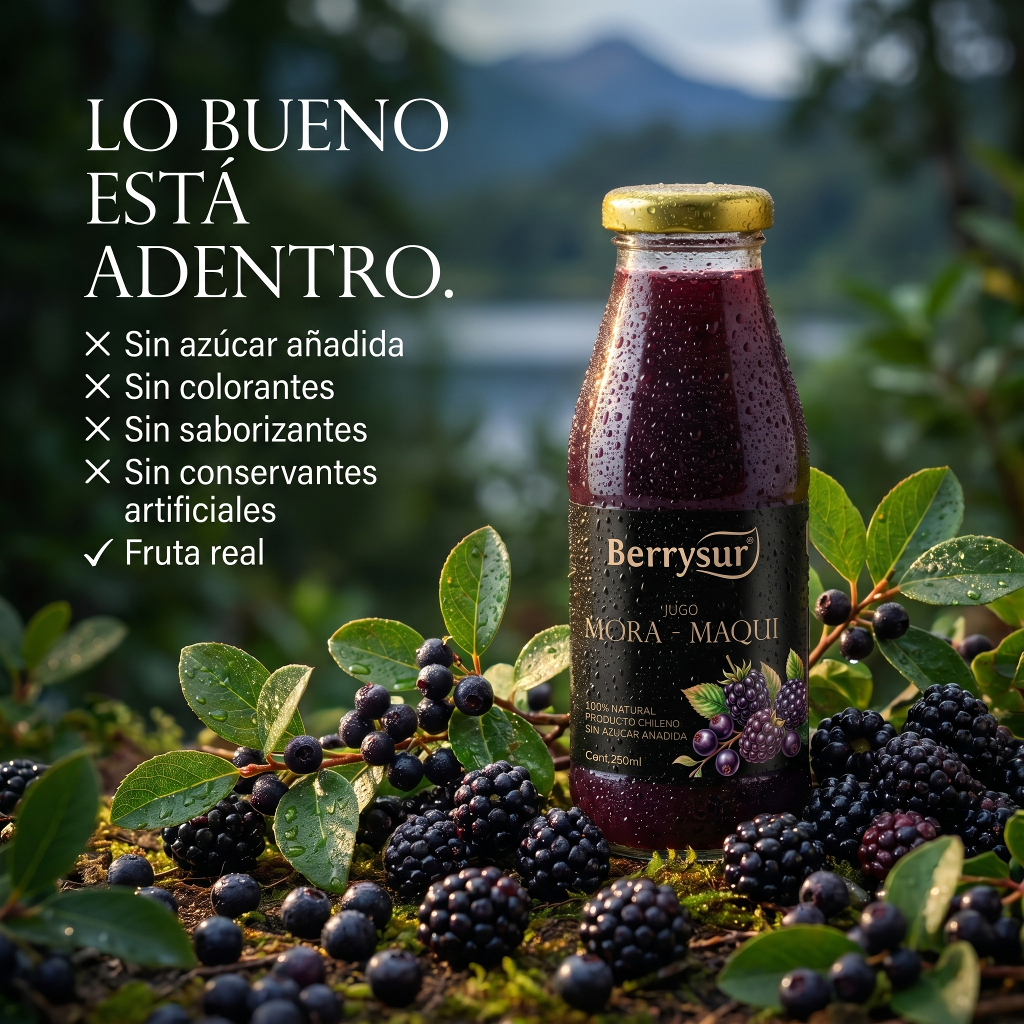 Jugo Mora Maqui 250 ml. - Caja 12 unidades