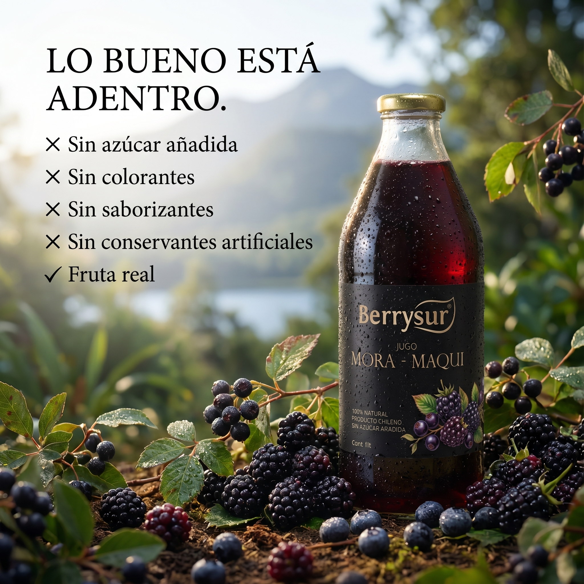Jugo Mora Maqui 1 lt. - Caja 6 unidades